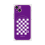 プレミアムパネル with MagSafe［ Racing checkered flag Purple - レーシングチェッカーフラッグ パープル ］