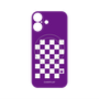 プレミアムパネル with MagSafe［ Racing checkered flag Purple - レーシングチェッカーフラッグ パープル ］