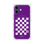 プレミアムパネル with MagSafe［ Racing checkered flag Purple - レーシングチェッカーフラッグ パープル ］