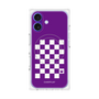 プレミアムパネル with MagSafe［ Racing checkered flag Purple - レーシングチェッカーフラッグ パープル ］