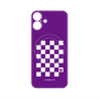 プレミアムパネル with MagSafe［ Racing checkered flag Purple - レーシングチェッカーフラッグ パープル ］