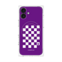 プレミアムパネル with MagSafe［ Racing checkered flag Purple - レーシングチェッカーフラッグ パープル ］