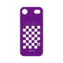 プレミアムパネル with MagSafe［ Racing checkered flag Purple - レーシングチェッカーフラッグ パープル ］