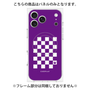プレミアムパネル with MagSafe［ Racing checkered flag Purple - レーシングチェッカーフラッグ パープル ］