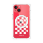 プレミアムパネル with MagSafe［ Racing checkered flag White - レーシングチェッカーフラッグ ホワイト ］