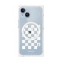 プレミアムパネル with MagSafe［ Racing checkered flag White - レーシングチェッカーフラッグ ホワイト ］