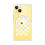 プレミアムパネル with MagSafe［ Racing checkered flag White - レーシングチェッカーフラッグ ホワイト ］
