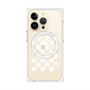 プレミアムパネル with MagSafe［ Racing checkered flag White - レーシングチェッカーフラッグ ホワイト ］