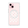 プレミアムパネル with MagSafe［ Racing checkered flag White - レーシングチェッカーフラッグ ホワイト ］