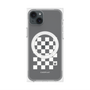 プレミアムパネル with MagSafe［ Racing checkered flag White - レーシングチェッカーフラッグ ホワイト ］