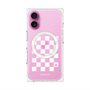 プレミアムパネル with MagSafe［ Racing checkered flag White - レーシングチェッカーフラッグ ホワイト ］