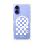 プレミアムパネル with MagSafe［ Racing checkered flag White - レーシングチェッカーフラッグ ホワイト ］