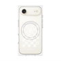 プレミアムパネル with MagSafe［ Racing checkered flag White - レーシングチェッカーフラッグ ホワイト ］