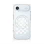 プレミアムパネル with MagSafe［ Racing checkered flag White - レーシングチェッカーフラッグ ホワイト ］