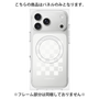 プレミアムパネル with MagSafe［ Racing checkered flag White - レーシングチェッカーフラッグ ホワイト ］