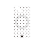 プレミアムパネル with MagSafe［ CASEPLAY Crown dots Black - ケースプレイ・クラウン・ドッツ ブラック ］