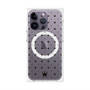 プレミアムパネル with MagSafe［ CASEPLAY Crown dots Black - ケースプレイ・クラウン・ドッツ ブラック ］