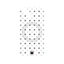 プレミアムパネル with MagSafe［ CASEPLAY Crown dots Black - ケースプレイ・クラウン・ドッツ ブラック ］