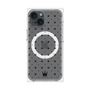 プレミアムパネル with MagSafe［ CASEPLAY Crown dots Black - ケースプレイ・クラウン・ドッツ ブラック ］