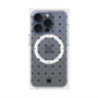 プレミアムパネル with MagSafe［ CASEPLAY Crown dots Black - ケースプレイ・クラウン・ドッツ ブラック ］