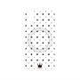 プレミアムパネル with MagSafe［ CASEPLAY Crown dots Black - ケースプレイ・クラウン・ドッツ ブラック ］