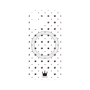 プレミアムパネル with MagSafe［ CASEPLAY Crown dots Black - ケースプレイ・クラウン・ドッツ ブラック ］