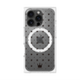 プレミアムパネル with MagSafe［ CASEPLAY Crown dots Black - ケースプレイ・クラウン・ドッツ ブラック ］