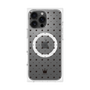 プレミアムパネル with MagSafe［ CASEPLAY Crown dots Black - ケースプレイ・クラウン・ドッツ ブラック ］