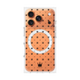 プレミアムパネル with MagSafe［ CASEPLAY Crown dots Black - ケースプレイ・クラウン・ドッツ ブラック ］