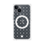 プレミアムパネル with MagSafe［ CASEPLAY Crown dots White - ケースプレイ・クラウン・ドッツ ホワイト ］