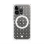 プレミアムパネル with MagSafe［ CASEPLAY Crown dots White - ケースプレイ・クラウン・ドッツ ホワイト ］
