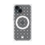 プレミアムパネル with MagSafe［ CASEPLAY Crown dots White - ケースプレイ・クラウン・ドッツ ホワイト ］