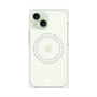 プレミアムパネル with MagSafe［ CASEPLAY Crown dots White - ケースプレイ・クラウン・ドッツ ホワイト ］
