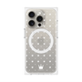 プレミアムパネル with MagSafe［ CASEPLAY Crown dots White - ケースプレイ・クラウン・ドッツ ホワイト ］