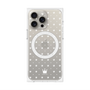 プレミアムパネル with MagSafe［ CASEPLAY Crown dots White - ケースプレイ・クラウン・ドッツ ホワイト ］