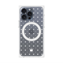 プレミアムパネル with MagSafe［ CASEPLAY Crown dots White - ケースプレイ・クラウン・ドッツ ホワイト ］