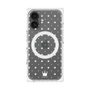 プレミアムパネル with MagSafe［ CASEPLAY Crown dots White - ケースプレイ・クラウン・ドッツ ホワイト ］