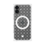 プレミアムパネル with MagSafe［ CASEPLAY Crown dots White - ケースプレイ・クラウン・ドッツ ホワイト ］
