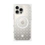 プレミアムパネル with MagSafe［ CASEPLAY Crown dots White - ケースプレイ・クラウン・ドッツ ホワイト ］
