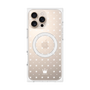 プレミアムパネル with MagSafe［ CASEPLAY Crown dots White - ケースプレイ・クラウン・ドッツ ホワイト ］