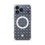 プレミアムパネル with MagSafe［ CASEPLAY Crown dots White - ケースプレイ・クラウン・ドッツ ホワイト ］