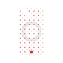 プレミアムパネル with MagSafe［ CASEPLAY Crown dots Red - ケースプレイ・クラウン・ドッツ レッド ］