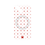プレミアムパネル with MagSafe［ CASEPLAY Crown dots Red - ケースプレイ・クラウン・ドッツ レッド ］