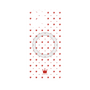 プレミアムパネル with MagSafe［ CASEPLAY Crown dots Red - ケースプレイ・クラウン・ドッツ レッド ］