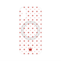 プレミアムパネル with MagSafe［ CASEPLAY Crown dots Red - ケースプレイ・クラウン・ドッツ レッド ］
