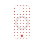 プレミアムパネル with MagSafe［ CASEPLAY Crown dots Red - ケースプレイ・クラウン・ドッツ レッド ］