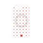プレミアムパネル with MagSafe［ CASEPLAY Crown dots Red - ケースプレイ・クラウン・ドッツ レッド ］