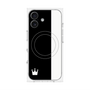 プレミアムパネル with MagSafe［ CASEPLAY Bi-Colors Black & White - ケースプレイ・バイカラー ブラック＆ホワイト ］