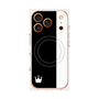 プレミアムパネル with MagSafe［ CASEPLAY Bi-Colors Black & White - ケースプレイ・バイカラー ブラック＆ホワイト ］