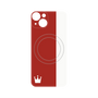 プレミアムパネル with MagSafe［ CASEPLAY Bi-Colors Red & White - ケースプレイ・バイカラー レッド＆ホワイト ］